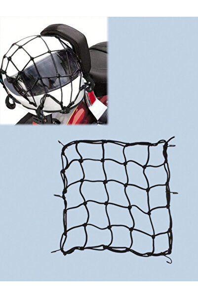 choice2 Black 30x30cm Elastic Cargo Net (w/Hooks), Durable Stretch Mesh, Fits...