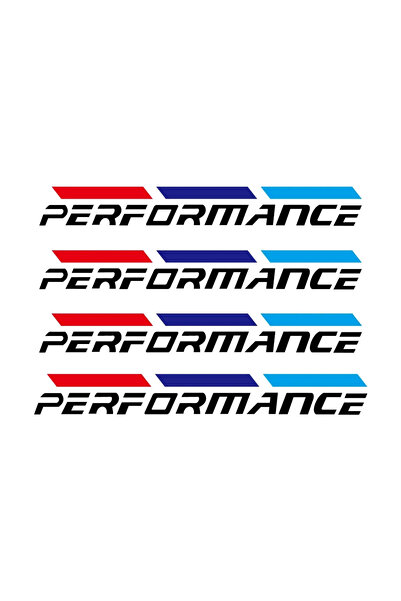 Choice1 ملصقات سوداء لمقابض أبواب السيارات، 4 قطع، شعار M Performance، لسيارا...