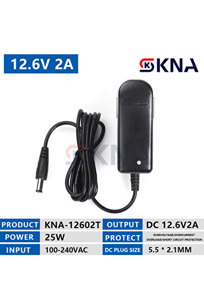 Choice40 US 5.5x2.1mm 12.6V 2A DC 4.2V 7.2V 8.4V 12.6V 13.8V 16.8V 1A 2A 1865...