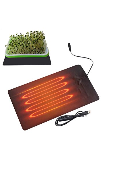 Choice1 سجادة تدفئة للنباتات 33×18 سم بقوة 8.5 واط، مصنوعة من الجلد الصناعي P...