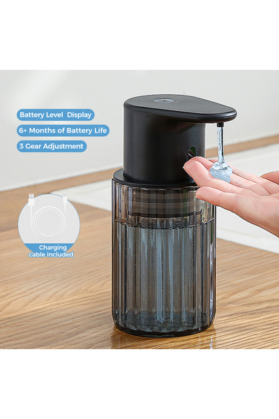 Choice1 P22-2 Black Liquid Kitchen 300ml Automatic Liquid Soap Dispenser USB ...