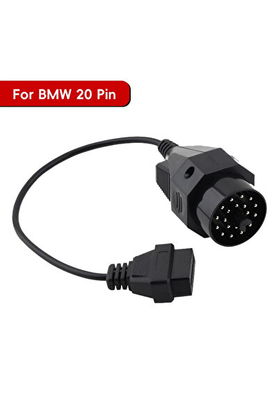 Choice محول OBD إلى OBD2 لسيارات BMW، موصل أنثى ذو 20 سنًا إلى OBD2 ذو 16 سنً...