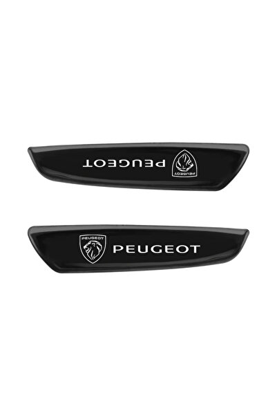 Choice شعارات معدنية ثلاثية الأبعاد سوداء اللون لسيارة بيجو B، ملصق تزيين جان...