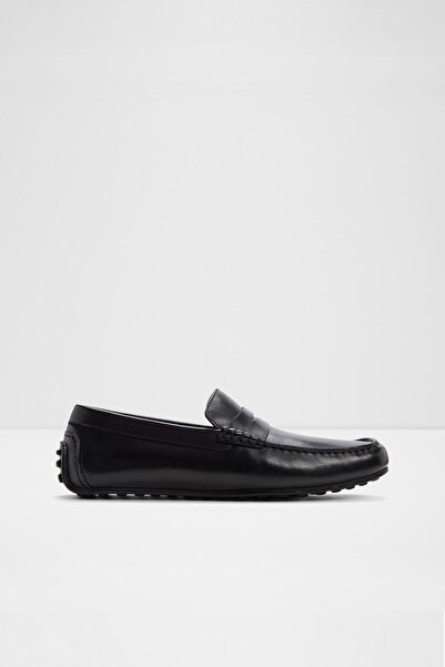 Aldo BIELLO-IN - Erkek Siyah Hakiki Deri Slip-On Loafer