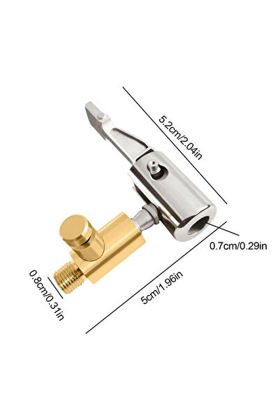 Choice1 deflated Car Tire Nozzle Adapter Auto Tire Valve Quick Connector Univ...