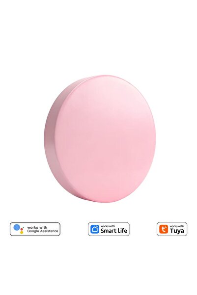 Choice Pink Tuya ZigBee Smart Wireless Button Scene Switch Smart Life App Rem...