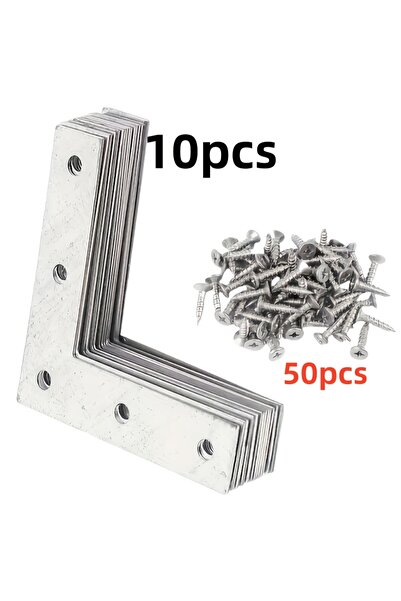 Choice 60pcs 60pcs stainless steel L-shaped bracket, corner connector bracket...