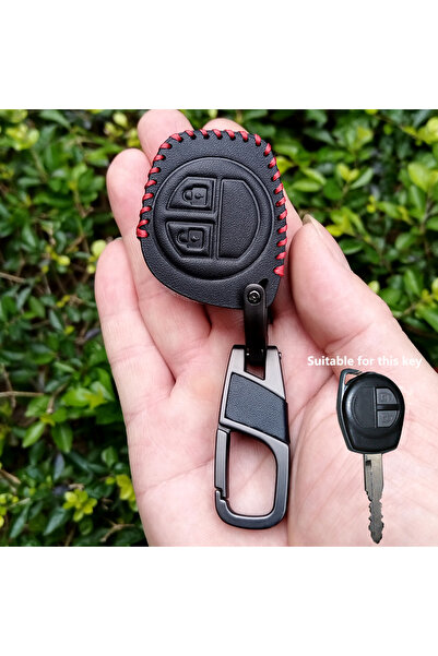 Choice غطاء مفتاح سيارة أسود بزرين، مناسب لسيارات سوزوكي سويفت SX4 ليانا أيري...