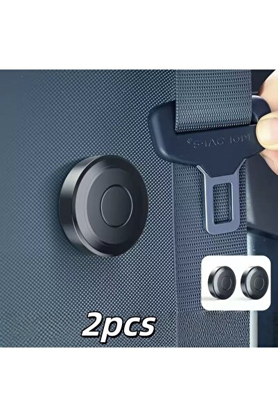 Choice1 مشبك حزام أمان رمادي قابل للتعديل للسيارات، يثبت حزام ويثبته لمنع انز...