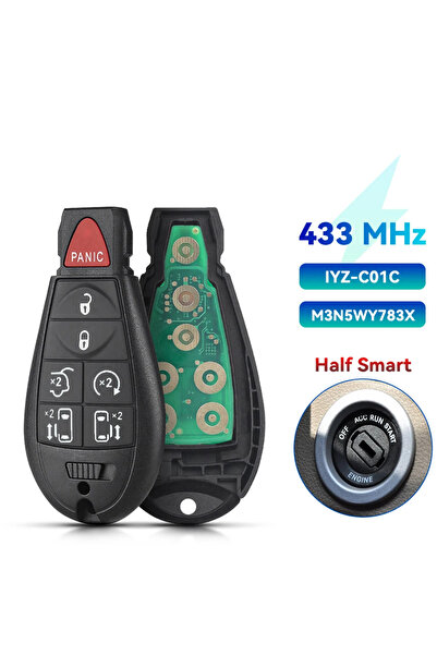 Choice6 مفتاح سيارة عن بعد KEYYOU بتردد 433 ميجاهرتز ورقم تعريف ID46، متوافق ...