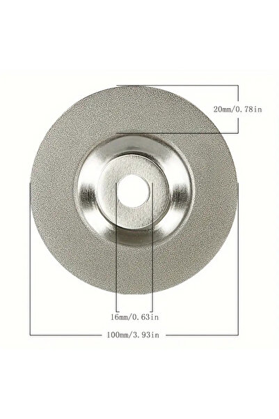 Choice 1pc 4-Inch Industrial Diamond Grinding Disc | Compatible with Angle Gr...
