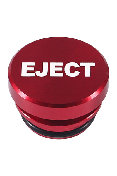 choice2 قابس ولاعة سجائر بديل من الألومنيوم الأحمر المصقول من EJECT، زر ضغط ع...