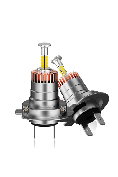 Choice مصابيح أمامية LED H7، 70 واط/زوج، 6000 كلفن، تصميم مطابق لمصابيح الهال...