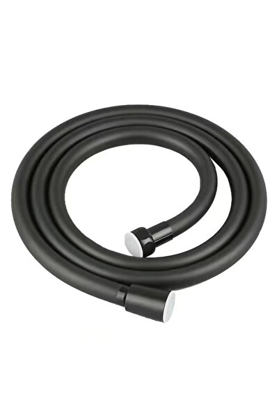 choice2 خرطوم دش أسود بطول 150 سم مصنوع من السيليكون متعدد الطبقات (MPVC)، يت...