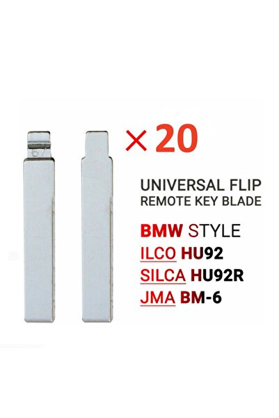 Choice1 20pcs 10/20pcs New Uncut HU92 HU92R BM-6 #67 Universal Flip Remote Ke...