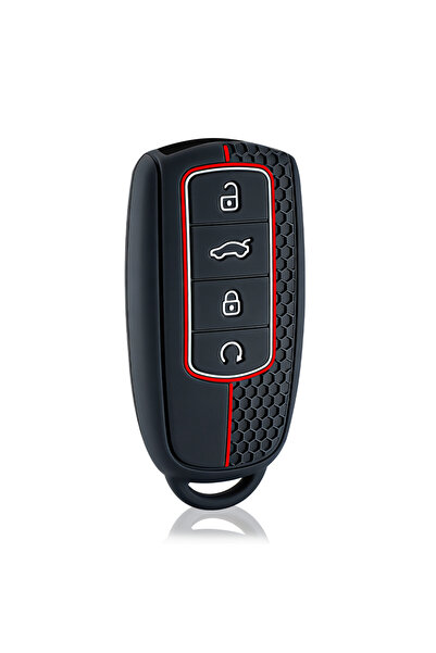 Choice غطاء حماية أحمر من السيليكون لجهاز التحكم عن بعد بدون مفتاح، متوافق مع...