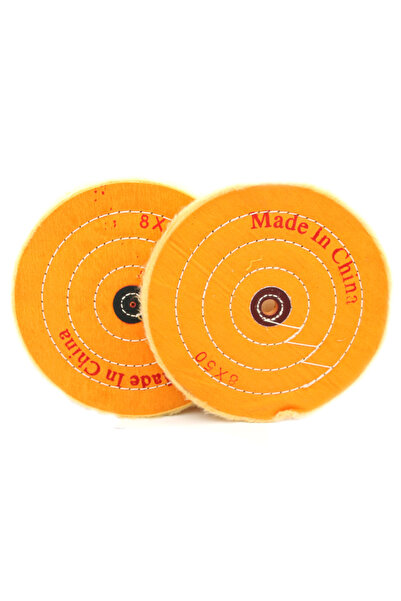 Choice قرص تلميع قماشي أصفر مقاس 8 بوصات، قطعة واحدة، من 3 إلى 14 بوصة | أقرا...