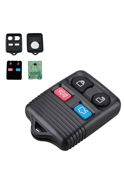 Choice غطاء مفتاح السيارة عن بعد بأربعة أزرار بتردد 315 ميجاهرتز، مناسب لسيار...