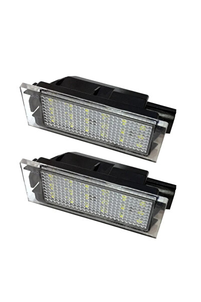 Choice1 قطعتان من لوحات أرقام LED لسيارات رينو كليو 3 (2005-2014)، وكليو 4 (2...