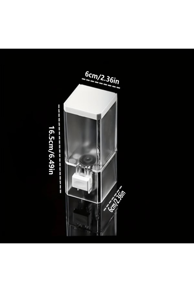 Choice موزع صابون يدوي شفاف غير مثقب، يُثبت على الحائط، زجاجة مطهر لا تترك أثراً