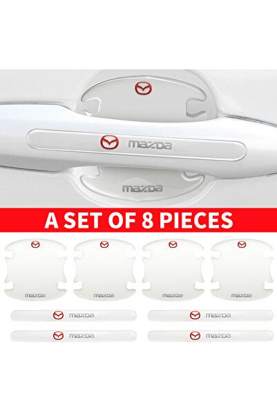Choice MAZDA 8Mazda Car Styling Door Bowl Handle Protector Stickers Transpare...