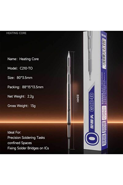 Choice C210-TO MECHANIC C210-TO رأس كروي مزود بسخان مدمج لإصلاح لوحة أم الهات...