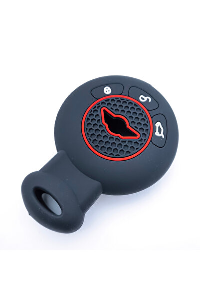 Choice غطاء مفتاح سيارة أسود من السيليكون بثلاثة أزرار لسيارات بي إم دبليو مي...