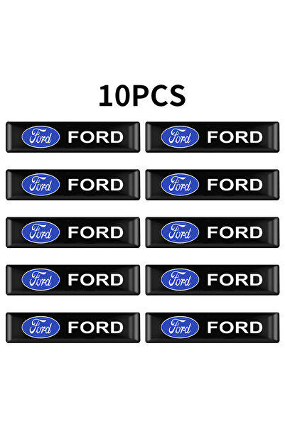 Choice ملصقات شعار سيارة ثلاثية الأبعاد من الإيبوكسي، 10 قطع، من فورد، لتزيين...