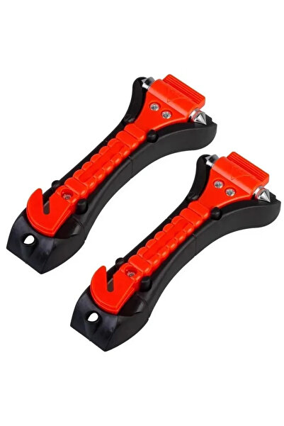 Choice1 2pcs 1/2PCS Safety Hammer Camping Driving Car Seat Belt Cutter 2-in-1...