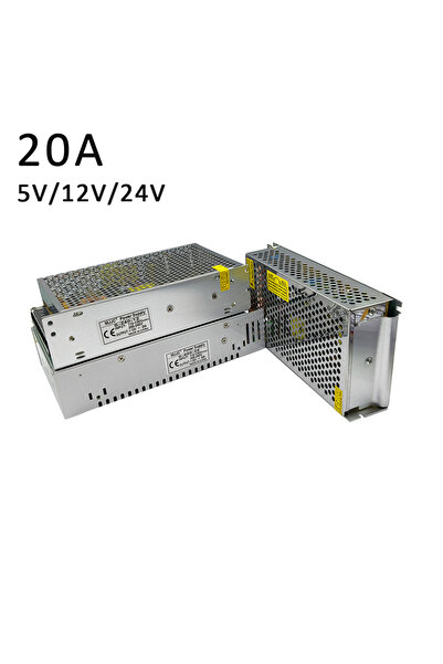 choice2 محول طاقة 20 أمبير، 24 فولت، 220 فولت تيار مستمر، 5 فولت، 12 فولت، 24...