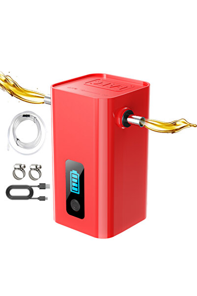 Choice1 مضخة زيت سيارة حمراء 4500 مللي أمبير EAFC 60 واط، مضخة نقل زيت، بطاري...