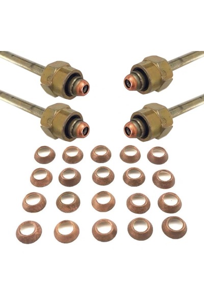 Choice1 50 قطعة من حشوات أنابيب الوقود عالية الضغط، بأبعاد 4×9×3×0.4 مم، على ...