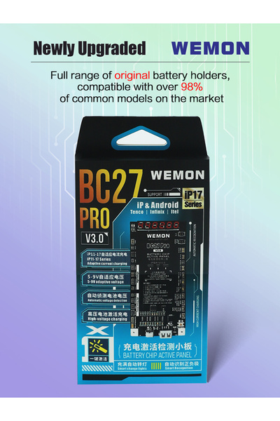 Choice لوحة كشف تنشيط البطارية BC27 PRO من WEMON تدعم طرازات أندرويد IP6-17 و...