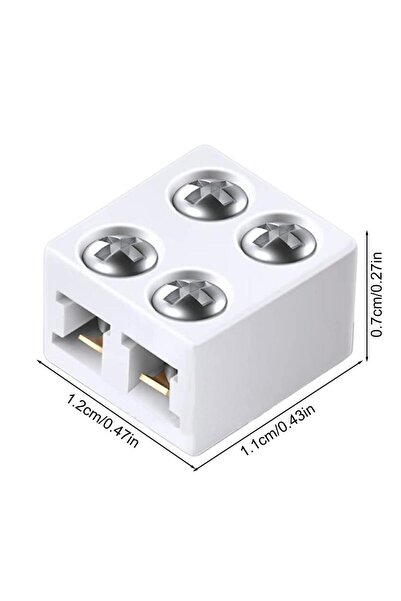 Choice موصلات شريط LED رقم 01 / موصلات إضاءة LED بدون لحام 8 مم / مشابك تثبيت...