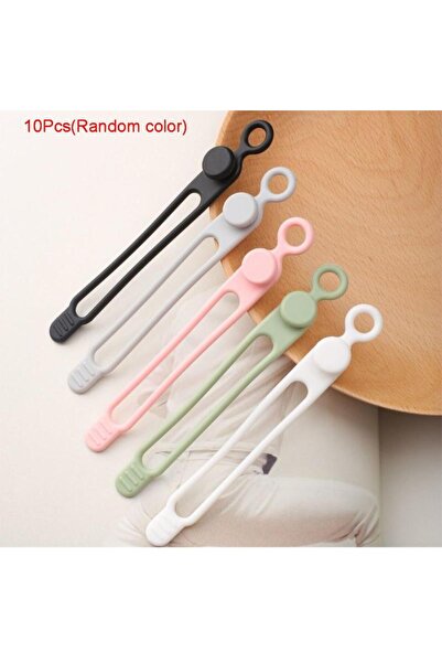Choice 50Pcs 10/50Pcs Silicone Cable Ties,Cord Organizer,Cable Straps,Reusabl...