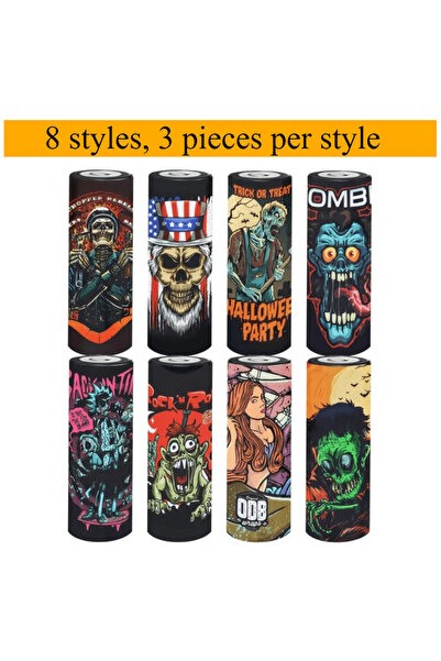 Choice 24-piece set 24Piece Set of 18650 Battery PVC Heat Shrink Tubes, Zombi...