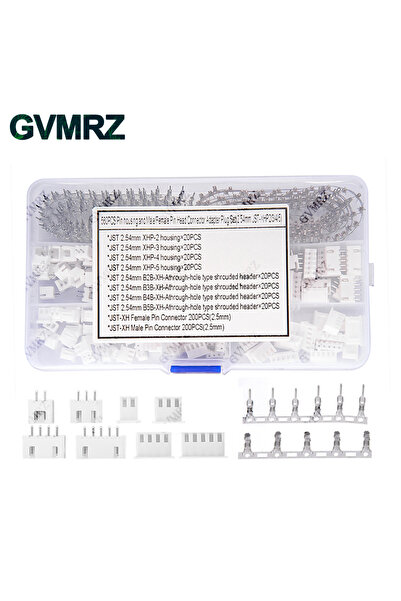 Choice 560PCS XH2.54 Connector Kit - Housing Header Male Female Pin for Elect...