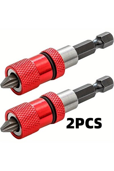 Choice حامل رؤوس مفكات براغي مكون من قطعتين مع رؤوس مفكات براغي فولاذية مغناط...