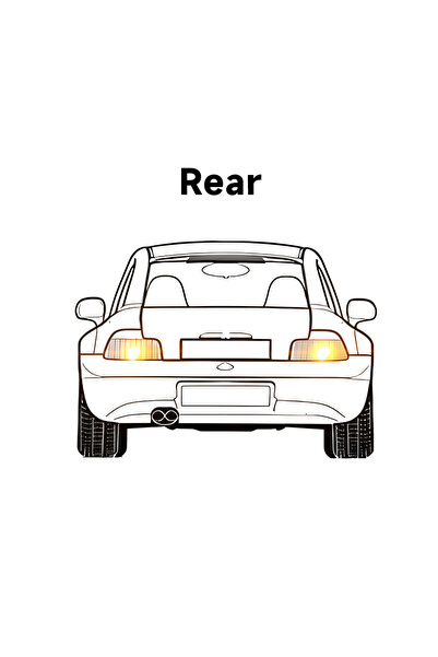 Choice1 مصباح إشارة انعطاف خلفي LED عدد 2 لسيارة كيا سبورتاج 1 و2 و3 و4 (مودي...