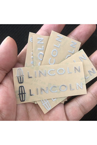 Choice1 5 قطع من ملصقات شعارات داخلية لسيارات لينكولن، ملحقات لسيارات لينكولن...