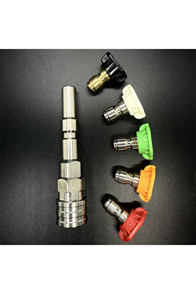 Choice محول غسالة الضغط العالي البني، وصلة سريعة 1/4 بوصة، علبة رغوة لمحول من...