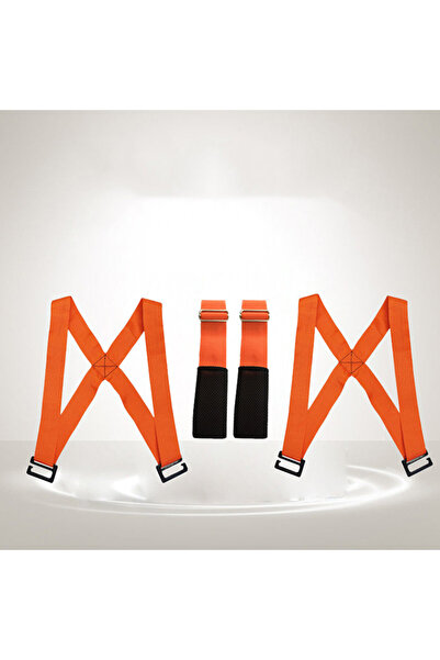 Choice orange 300Kg 300Kg Furniture Moving Carrying Straps Shoulder Carry Rop...