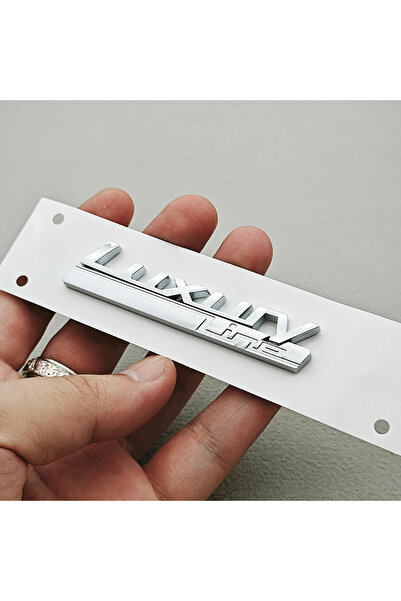 Choice1 Luxury Line Silver 3D ABS Sport Luxury Line Emblem Car Fender Badge S...