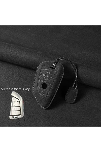 Choice Type A Leather Remote Car Key Cover Keychain Key Case For BMW X1 X3 X4...