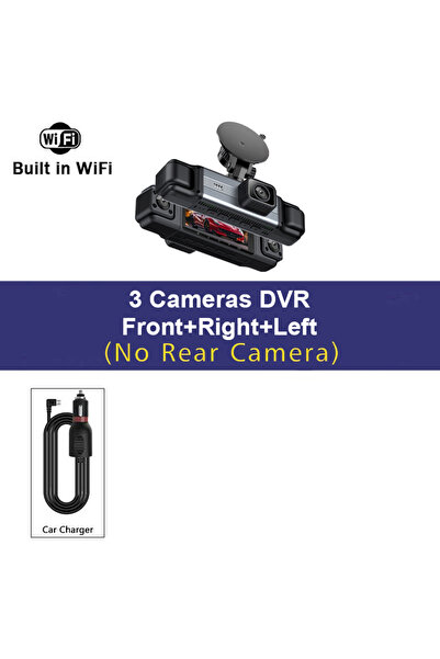 Choice كاميرا TY62-3Len للسيارة، 4 قنوات، مزودة بتقنية الواي فاي، كاميرا تسجي...