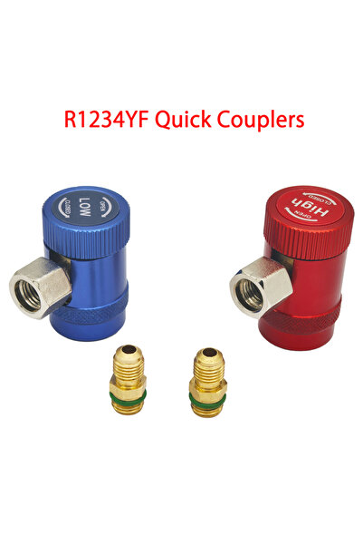 Choice قطعة واحدة من وصلة سريعة R1234YF لضاغط مكيف الهواء R134A/R1234YF، محول...