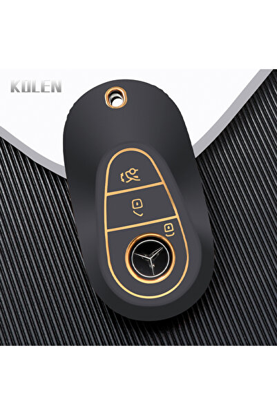Choice Black only case TPU Car Remote Key Cover Case Shell Fob For Mercedes B...
