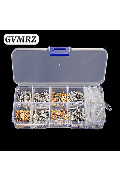 Choice 150PCS Cold Press Terminal Kit box 6.3mm 4.8mm 2.8mm Connectors & 4MM ...