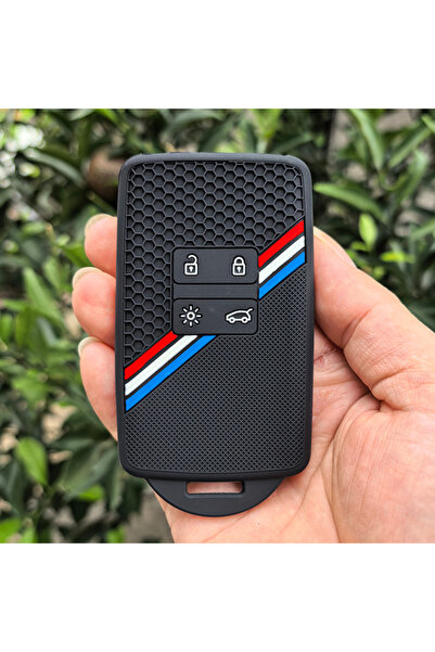 Choice black Silicone Key Case Cover FOB for Renault Austral Captur Arkana Ko...