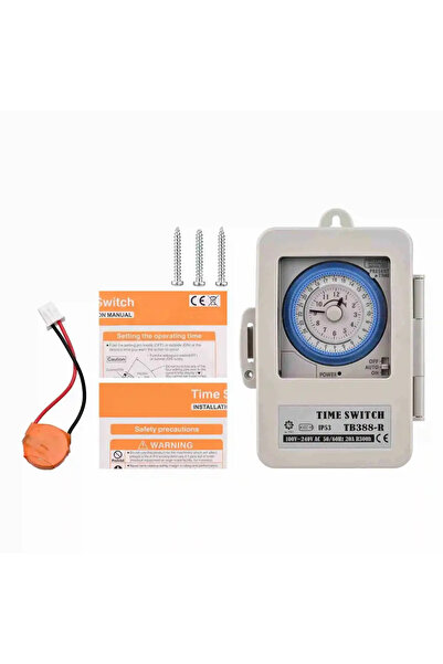 Choice As Picture Mechanical 24 Hours Timer Switch IP53 AC 100-240V Programma...